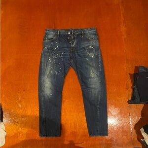 Vintage classicDSQAURED2 milky wash tidy biker jeans size 38/29 B44